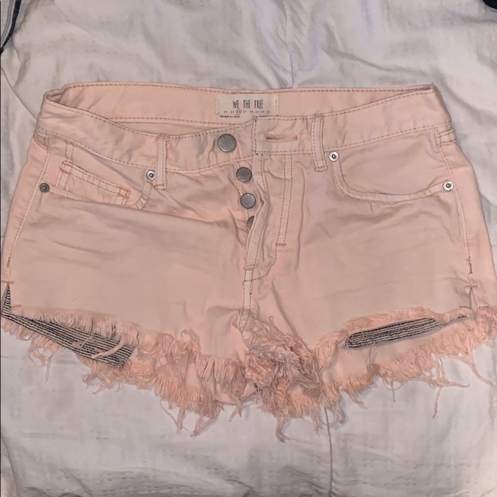 Free people jean shorts